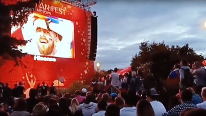Kemeriahan Fan Fest di Moskow