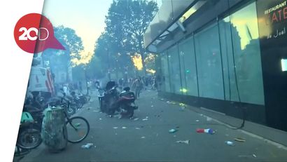 Prancis Menang, Warganya Rusuh