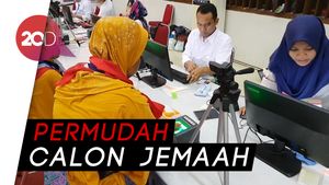 Suasana Perekaman Biometrik Jemaah di Asrama Haji Pondok Gede