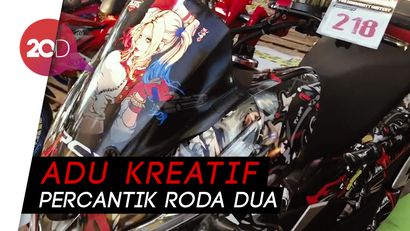 Ajib! 175 Modifikator Motor Unjuk Gigi Pamerkan Tunggangan
