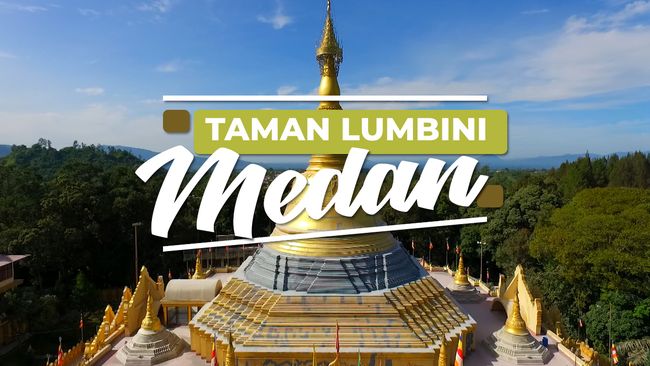 Cantiknya Pagoda Emas Di Taman Alam Lumbini, Medan