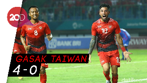 Indonesia Pecundangi Taiwan di Laga Perdana Asian Games