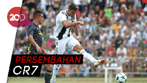 Gol Perdana Ronaldo di Juventus