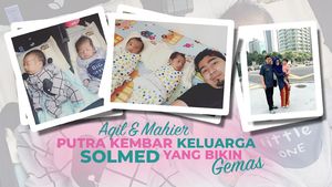 Aqil & Mahier,  Putra Kembar Solmed yang Bikin Gemas