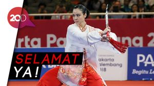 Gerakan Indah Lindswell Kwok yang Meraih Emas Wushu
