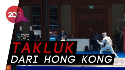 Dennis Kandas di 16 Besar Cabor Anggar Asian Games
