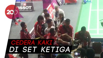 Satu Kaki Ginting Tak Mampu Bawa Indonesia Ungguli China