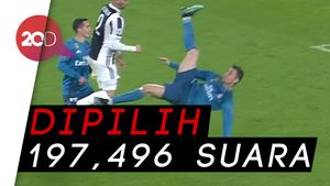 Gol Salto Ronaldo Jadi yang Terbaik di Eropa
