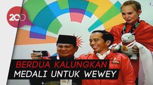 Jokowi-Prabowo Ngevlog Bareng saat Kemenangan Wewey Wita