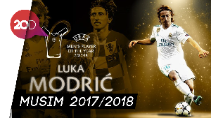 Luka Modric Jadi Pemain dan Gelandang Terbaik Eropa