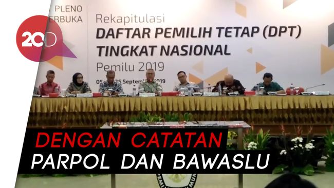 Resmi! DPT Pemilu 2019 Ditetapkan Sebanyak 185 Juta Pemilih Resmi! DPT Pemilu 2019 Ditetapkan Sebanyak 185 Juta Pemilih