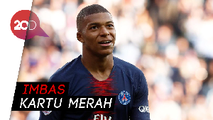 Amukan Mbappe Berujung Skors Tiga Laga