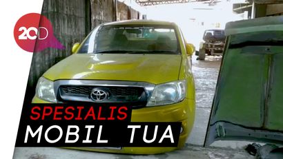 Gokil! di Bengkel Ini Mobil Tua Bisa Disulap Jadi Gaul