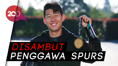 Tiba di Tottenham, Son Heung-min Pamer Medali Emas Asian Games 