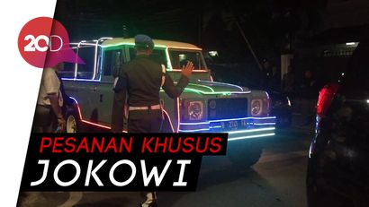 Ini Land Rover Klasik Tunggangan Jokowi-Maruf ke KPU