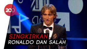 Luka Modric Pemain Terbaik Dunia