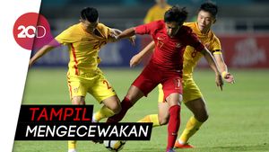  Timnas Indonesia U-19 Dipecundangi China 3-0