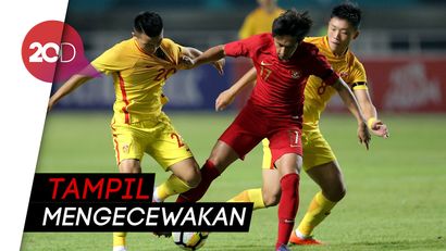 Timnas Indonesia U-19 Dipecundangi China 3-0