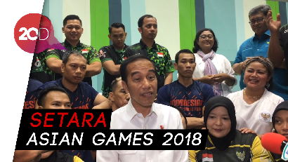  Kata Jokowi Soal Bonus Peraih Medali Asian Para Games