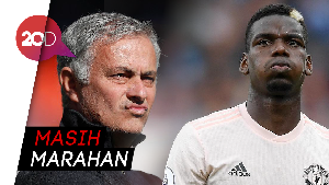 Pogba-Mourinho Tak Saling Sapa di Sesi Latihan