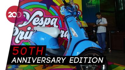 Vespa Primavera Spesial Lahir di Ulang Tahunnya ke-50