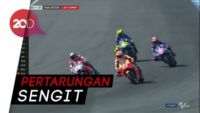 Marquez Menangkan Duel Sengit di GP Thailand