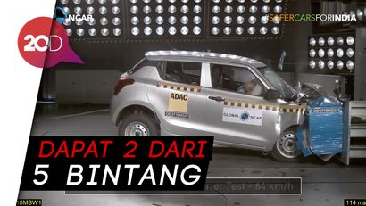 Swift Made in India Lemah dalam Crash Test