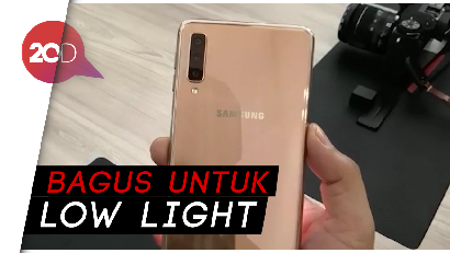 Galaxy A7 Ponsel 3 Kamera yang Dibanderol Rp 4,499 Juta