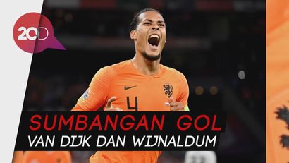 Duo Liverpool Bawa Belanda Cukur Jerman 3-0
