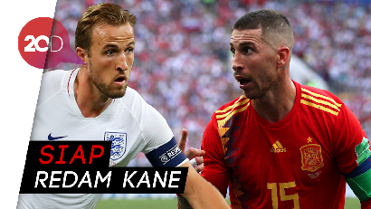 Ramos Siap Tekel Harry Kane Saat Spanyol Jamu Inggris