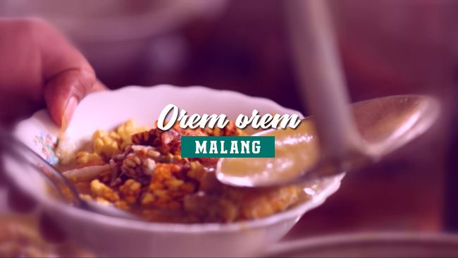 Orem-orem, Makanan Khas Kota Malang yang Kaya Rasa