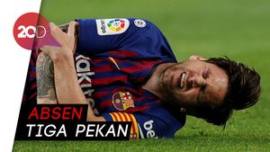 Detik-detik Messi Alami Patah Tangan