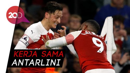 Seksinya Arsenal, Cetak Gol Melalui 9 Operan Seksinya Arsenal, Cetak Gol Melalui 9 Operan