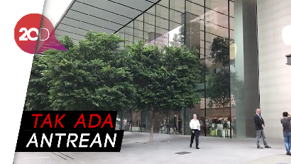 Jelang Penjualan iPhone XR, Apple Orchard Sepi-sepi Saja