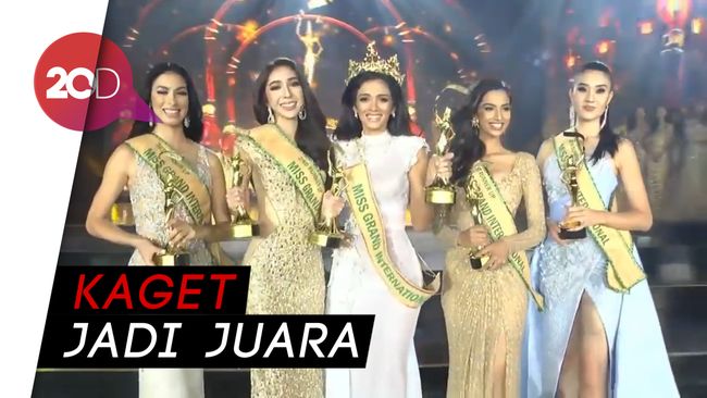 Pemenang Miss Grand International 2018 Pingsan di Panggung