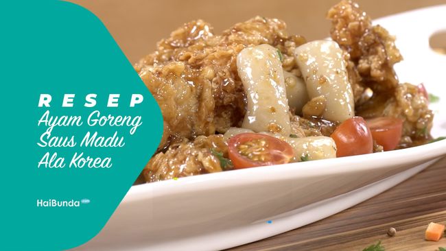  Resep  Ayam  Goreng  Saus Madu Ala Korea