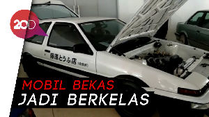 Keren! Toyota AE86 Trueno Ini Dimodif Bak Film Anime 