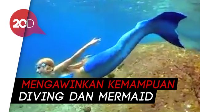 Wow! Ini Katrin Gray si Mermaid Profesional
