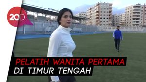 Cantik! Pelatih Sepak Bola di Suriah Bikin Gagal Fokus