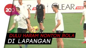 Girangnya Perempuan Saudi Lihat Cristiano Ronaldo di Jeddah