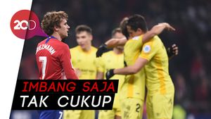 Hujan Gol di Wanda Metropolitano Bikin Meringis Atletico