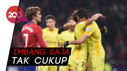 Hujan Gol di Wanda Metropolitano Bikin Meringis Atletico