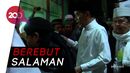 Jokowi Disambut Meriah Jemaah di Karawang Jokowi Disambut Meriah Jemaah di Karawang