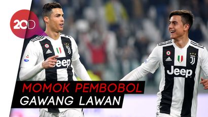 Ronaldo-Dybala Masih Terlalu Tangguh untuk Frosinone