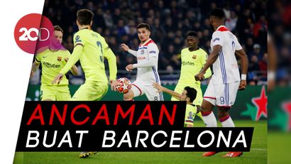Barcelona Ditahan Lyon, Skor Akhir 0-0