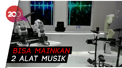 Robot Musisi Ini ‘Ngamen’ di MWC 2019