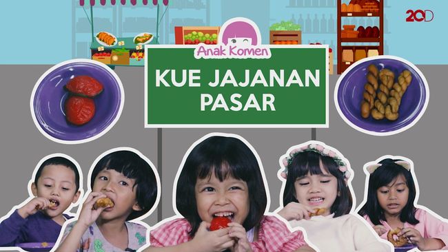  Macam macam  Ekspresi Anak  Coba Kue Jajanan Pasar