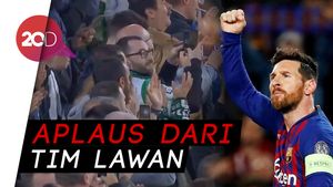 Messi Cetak Gol Indah, Fans Betis Ikut Tepuk Tangan