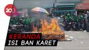 Gara-gara Tak Ditemui Perwakilan Go-Jek, Driver Ojol Bakar Keranda Gara-gara Tak Ditemui Perwakilan Go-Jek, Driver Ojol Bakar Keranda