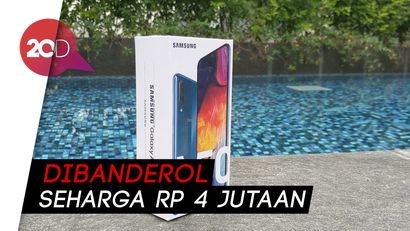 Unboxing! Galaxy A50 dengan 3 Kamera dan Fingerpint Dalam